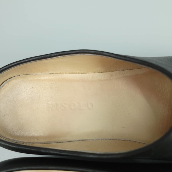 Nisolo Sofia Slip-On Black Leather Mule Clog size 7 - Picture 6 of 14